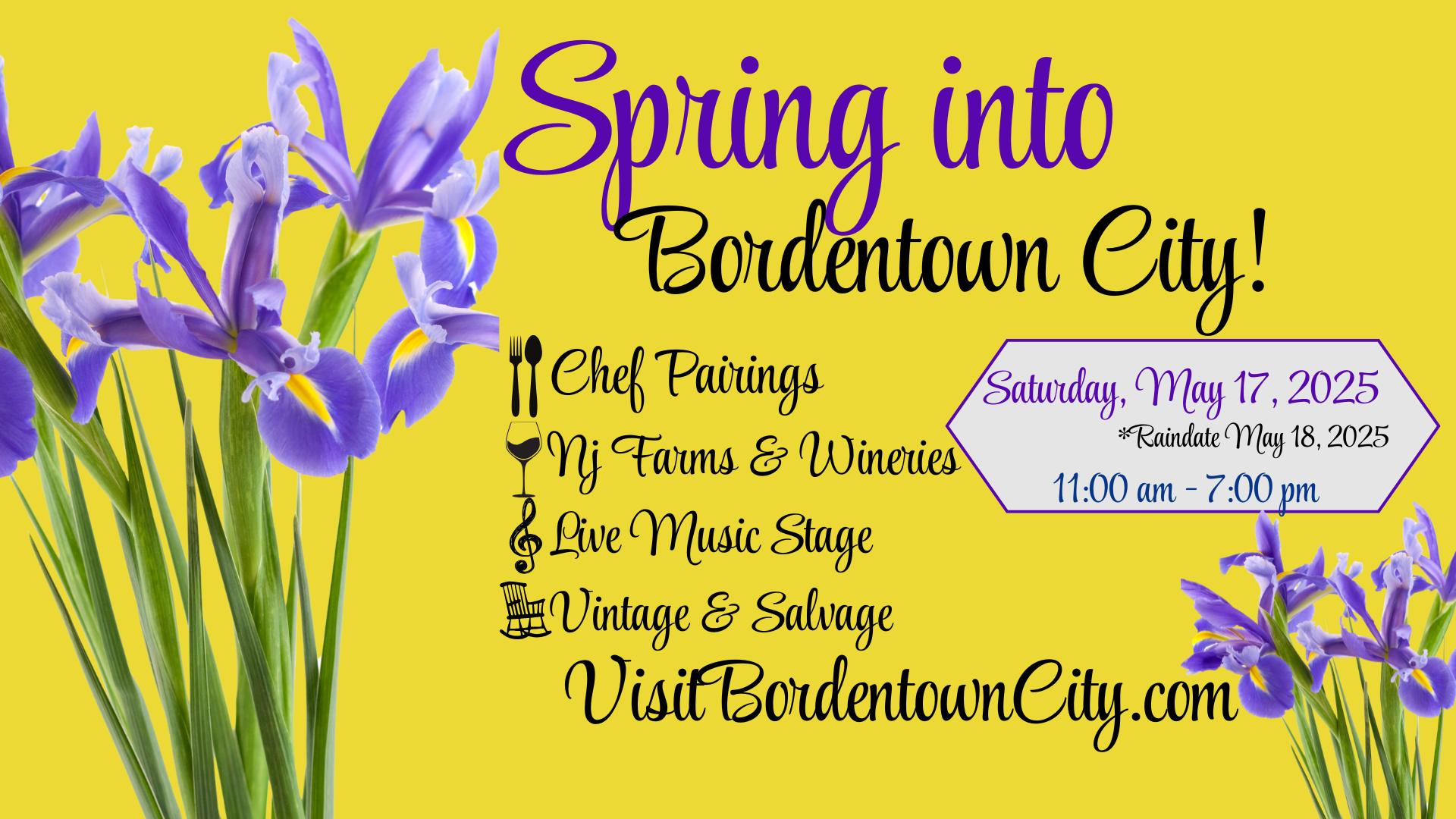 Spring into Bordentown City It is Artfully Delicious